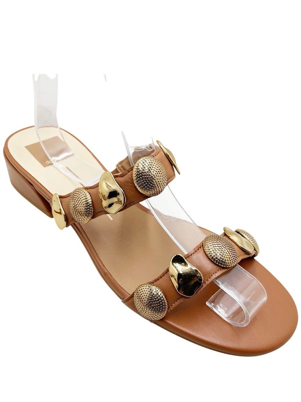 🆕{DOLCE VITA} Farrow Gold Accents Slide Sandals